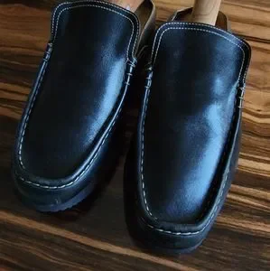 Hermes | Shoes | Vintage Hermes Backless Leather Loafer Mule  display picture 2